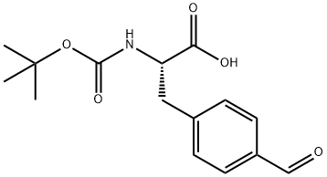 N-Boc-L-4-formyl-Phenylalanine Struktur