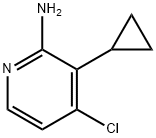 4-Chloro-3-cyclopropyl-pyridin-2-ylamine Struktur