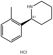 (S)-2-(o-tolyl)piperidine hydrochloride Struktur