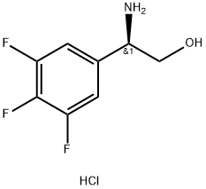 (2R)-2-AMINO-2-(3,4,5-TRIFLUOROPHENYL)ETHAN-1-OL HYDROCHLORIDE Struktur