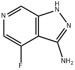 4-Fluoro-1H-pyrazolo[3,4-c]pyridin-3-ylamine Struktur