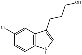 3-(5-chloro-1H-indol-3-yl)propan-1-ol Struktur