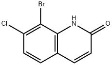 8-bromo-7-chloro-1,2-dihydroquinolin-2-one Struktur