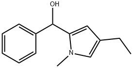 (4-ETHYL-1-METHYL-1H-PYRROL-2-YL)(PHENYL)METHANOL Struktur