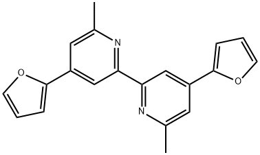 4,4-DI(FURAN-2-YL)-6,6-DIMETHYL-2,2-BIPYRIDINE Struktur