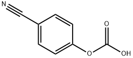 4-Cyanophenyl hydrogen carbonate Struktur