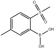 (2-Methanesulfonyl-5-methylphenyl)boronic acid Struktur