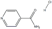 4-Pyridinecarboxamide, monohydrochloride Struktur