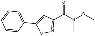 N-methoxy-N-methyl-5-phenylisoxazole-3-carboxamide Struktur