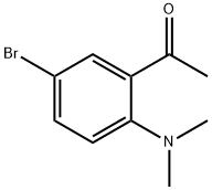 1-(5-Bromo-2-(dimethylamino)phenyl)ethanone Struktur