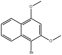 1-Bromo-2,4-dimethoxy-naphthalene Struktur