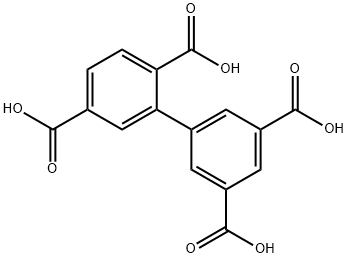 [1,1'-Biphenyl]-2,3',5,5'-tetracarboxylic acid Struktur