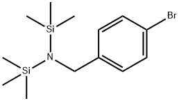 N-(4-Bromobenzyl)-1,1,1-trimethyl-N-(trimethylsilyl)silanamine Struktur