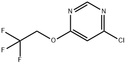 4-Chloro-6-(2,2,2-trifluoroethoxy)pyrimidine Struktur