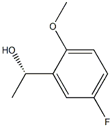 (S)-1-(5-fluoro-2-methoxyphenyl)ethan-1-ol Struktur