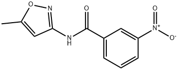 N-(5-methyl-1,2-oxazol-3-yl)-3-nitrobenzamide Struktur