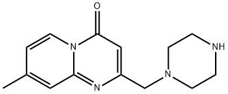 8-Methyl-2-piperazin-1-ylmethyl-pyrido[1,2-a]pyrimidin-4-one Struktur