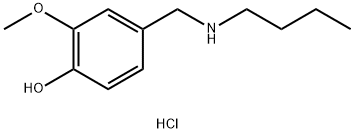 4-[(butylamino)methyl]-2-methoxyphenol hydrochloride Struktur