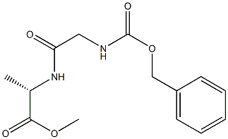 L-Alanine,N-[(phenylmethoxy)carbonyl]glycyl-, methyl ester Struktur