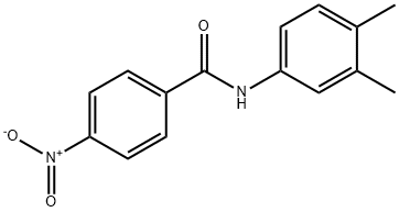 N-(3,4-Dimethylphenyl)-4-nitrobenzamide, 97% Struktur