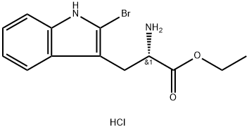 L-2-BromoTryptophan ethyl ester hydrochloride Struktur