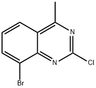 8-bromo-2-chloro-4-methylquinazoline Struktur