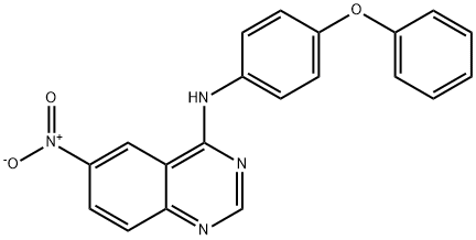 6-NITRO-N-(4-PHENOXYPHENYL)QUINAZOLIN-4-AMINE Struktur