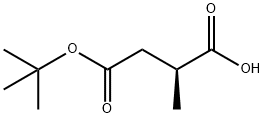 (S)-4-(tert-Butoxy)-2-methyl-4-oxobutanoic acid Struktur