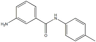 3-amino-N-(4-methylphenyl)benzamide Struktur