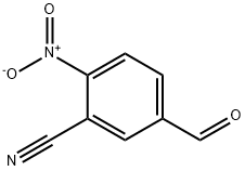 3-cyano-4-nitrobenzaldehyde Struktur