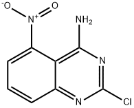 2-chloro-5-nitroquinazolin-4-amine Struktur