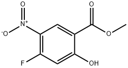 methyl 2-hydroxy-4-fluoro-5-nitrobenzoate Struktur