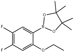 4,5-DIFLURO-3-ETHOXYPHENYLBORONIC ACID PINACOL ESTER, 2121513-79-7, 結(jié)構(gòu)式