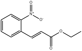 (E)-Ethyl 3-(2-nitrophenyl)acrylate Struktur