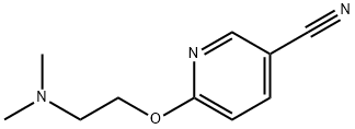 6-[2-(Dimethylamino)ethoxy]nicotinonitrile Struktur