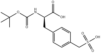 N-Boc-D-4-sulfomethyl-Phenylalanine Struktur