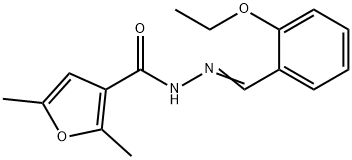 N'-[(E)-(2-ethoxyphenyl)methylidene]-2,5-dimethylfuran-3-carbohydrazide Structure