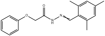 N'-(mesitylmethylene)-2-phenoxyacetohydrazide Struktur