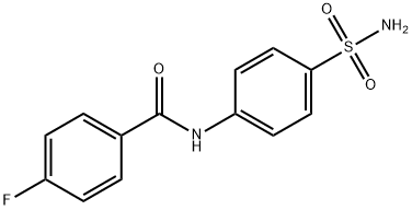 4-fluoro-N-(4-sulfamoylphenyl)benzamide Struktur