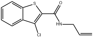 N-allyl-3-chlorobenzo[b]thiophene-2-carboxamide Struktur