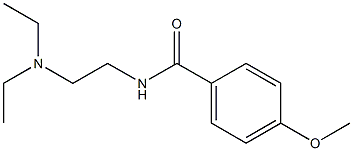 N-[2-(Diethylamino)ethyl]-4-methoxybenzamide, 97% Struktur