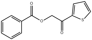 2-oxo-2-(thiophen-2-yl)ethyl benzoate Struktur