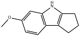 6-METHOXY-1,2,3,4-TETRAHYDROCYCLOPENTA[B]INDOLE Struktur