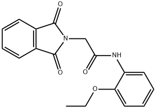 2-(1,3-dioxoisoindolin-2-yl)-N-(2-ethoxyphenyl)acetamide Struktur