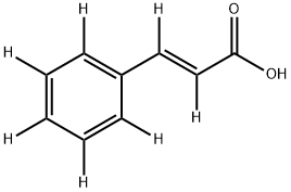 trans-Cinnamic-d7 Acid Struktur