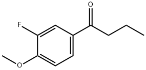 3'-FLUORO-4'-METHOXYBUTYROPHENONE Struktur