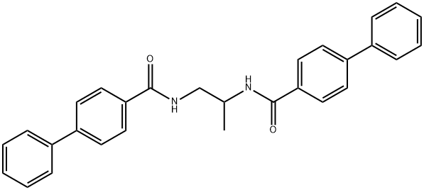 N,N'-1,2-propanediyldi(4-biphenylcarboxamide) Struktur