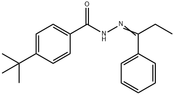 4-tert-butyl-N-[(E)-1-phenylpropylideneamino]benzamide Struktur