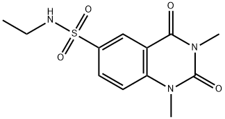 N-ethyl-1,3-dimethyl-2,4-dioxoquinazoline-6-sulfonamide Struktur