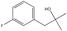 1-(3-fluorophenyl)-2-methylpropan-2-ol Struktur